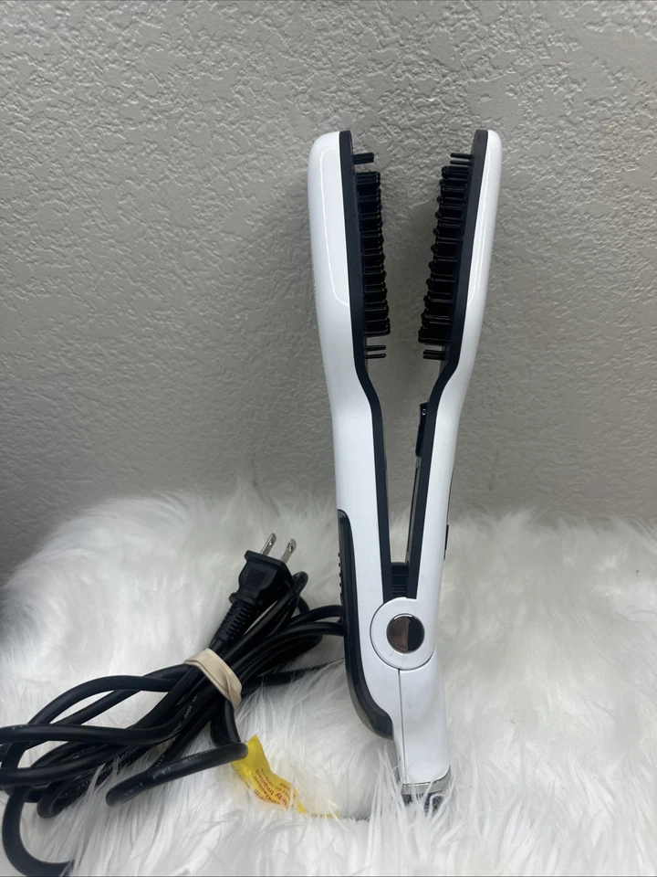 Cepillo de vapor alisado de cabello ION Steam Pro Plancha Blanco 301320 Blanco PROBADO LEER Foto 2 de 4