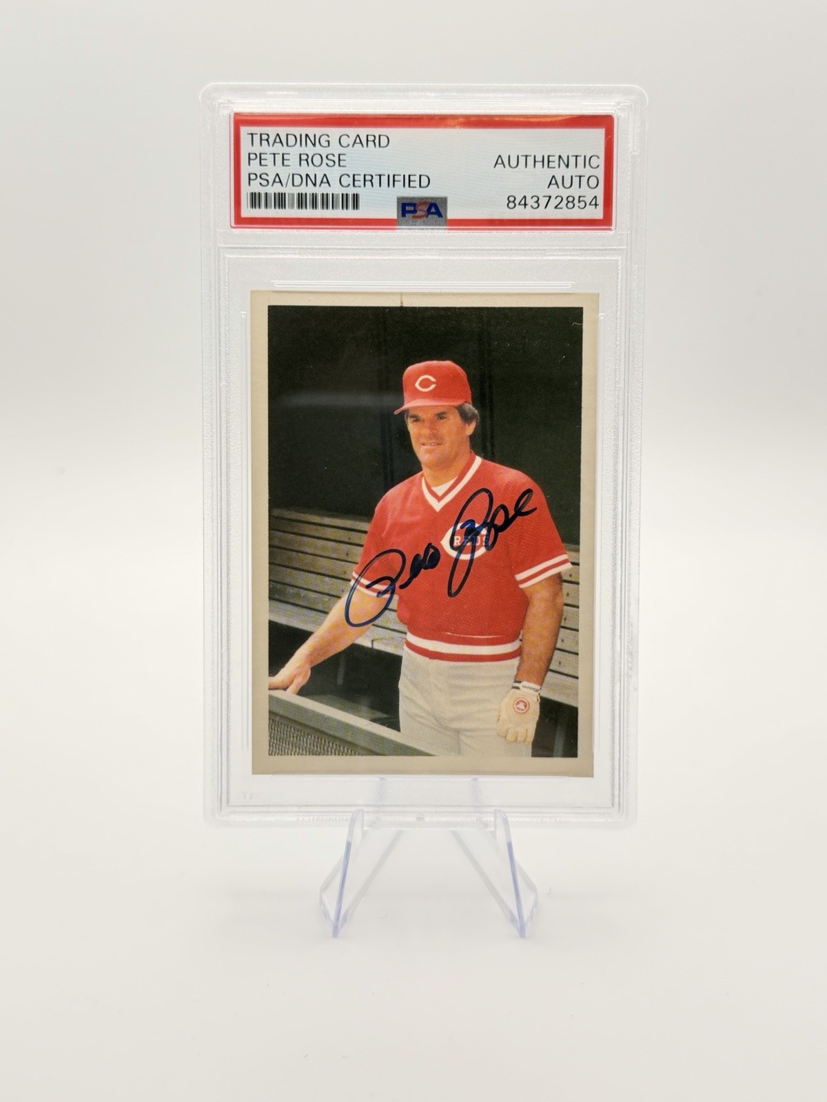 PSA/DNA Pete Rose Autographed Trading Card #91 Cincinnati Reds Auto