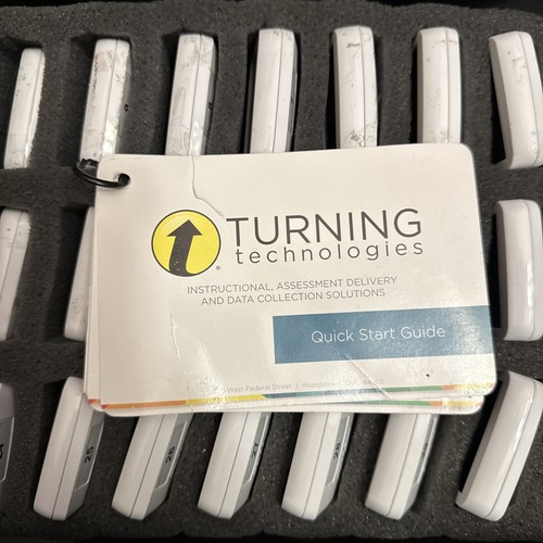 Turning Technologies Set of 32 RCXR-02 Clickers w/Carry Case No USB Receiver. - Picture 16 of 17