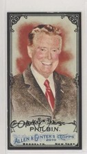 2010 Topps Allen & Ginter's Mini Black Border Regis Philbin #277 3y2