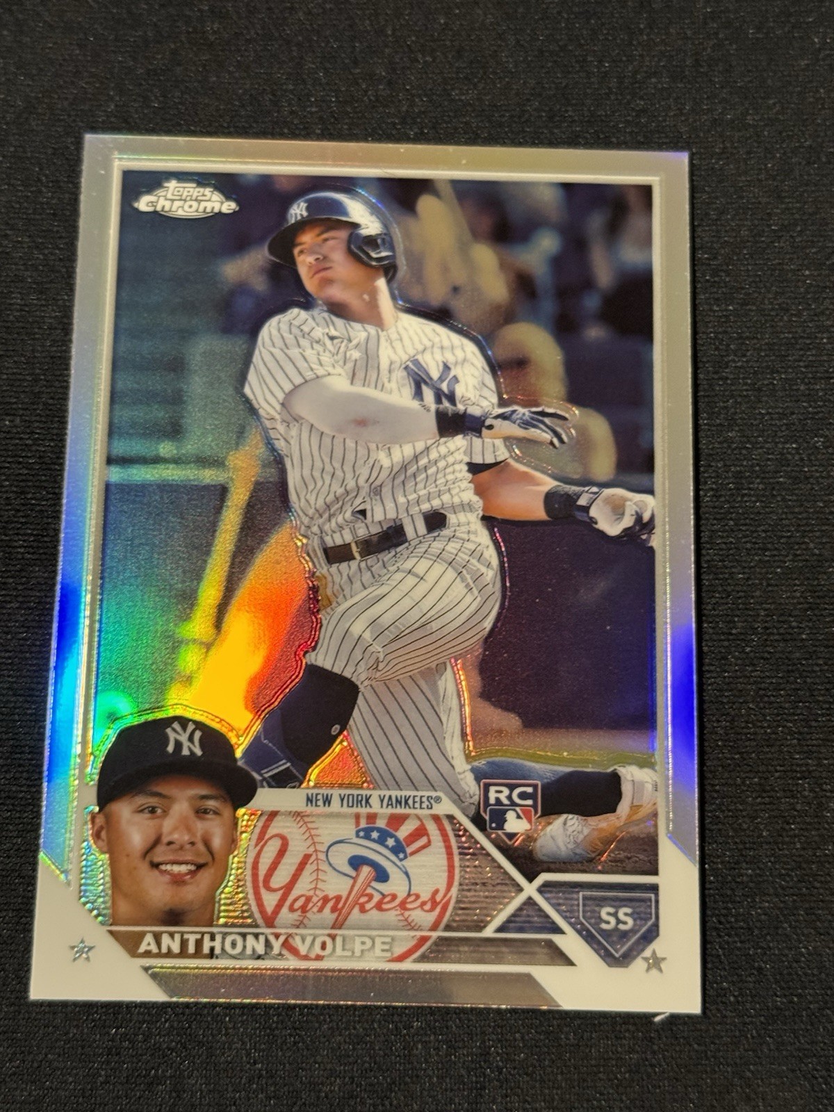 2023 Topps Chrome - Anthony Volpe #4 Refractor (RC)