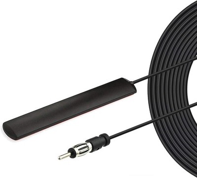 Bingfu Car Stereo FM AM Radio Antenna Adhesive Hidden 1 Pack 