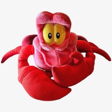 90s VTG Disney Sebastian 26" BIG The Little Mermaid Crab Plush Toy Mattel Arco