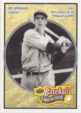 2008 Upper Deck Baseball Heroes  Joe DiMaggio 127