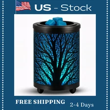 Electric Wax Melt Warmer PTC Heating Plate with 7 Colors LED Changing Light Wax