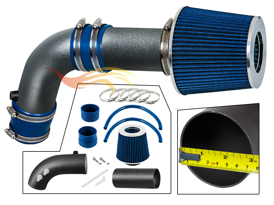 XYZ RW BLUE Ram Air Intake Kit + Filter For 2004-2007 Acura TSX Sedan 2.4L 4-Cyl