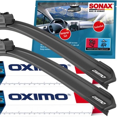 OXIMO Scheibenwischer vorne Toyota RAV 4 I 1 A1  Blätter Satz Wisch +SONAX-Tuch