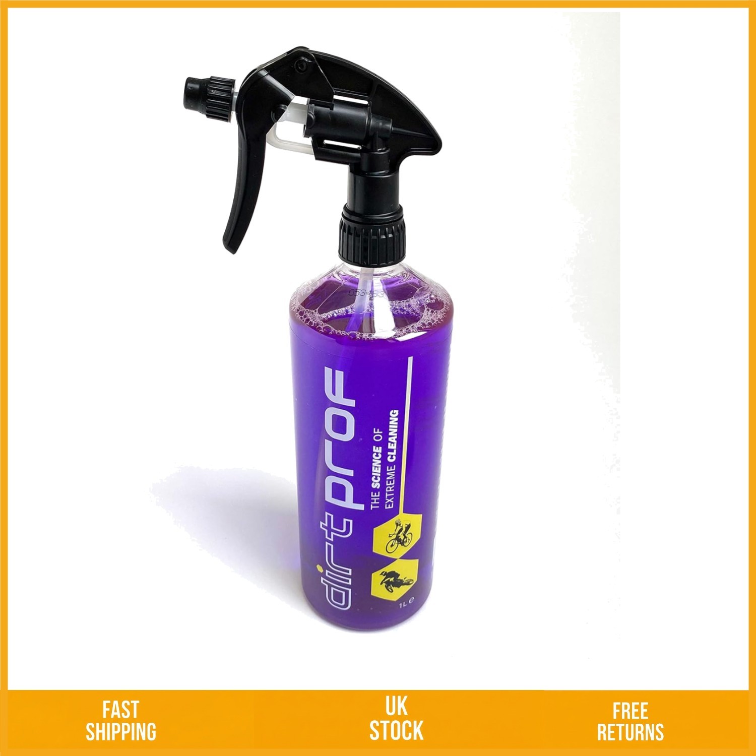 Powerful Dirt Bike Cleaner And Degreaser All Purpose PH Neutral Formula 5L