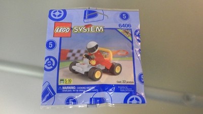 1997 Lego System 6406 Race Buggy Mini Figure Set New Sealed Factory Bag *Go-Kart
