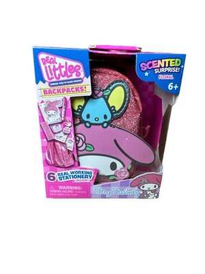 Real Littles Hello Kitty Scented MY MELODY Mini Backpack 6 Stationary Surprises