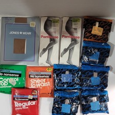 Pantyhose Hosiery Mixed Colors  Brands Vintage Medium To Tall Lot Of 12