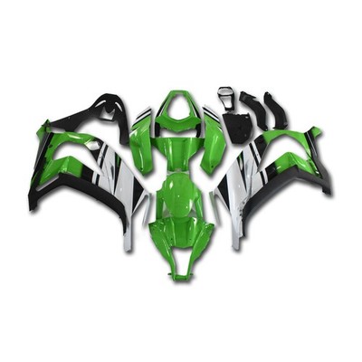 FSH Injection Green White Fairing Fit for Kawasaki Ninja 2011-2015 ZX10R a007