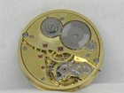 RARE, HIGH GRADE 44mm ZENITH 17 JEWEL GILT HUNTER POCKET WATCH MOVEMENT & DIAL — photo 3