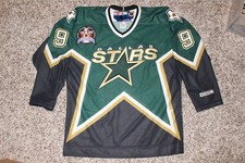 DALLAS STARS CCM AUTHENTIC Modano 1999 Stanley Cup Hockey Jersey Green Large MIC