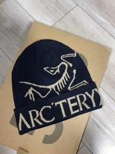 Arc'teryx Wool Beanie Bird Head Toque Hat Black Warm Winter Cap Unisex NWT