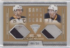 2011-12 Panini Titanium Prime 48/50 Jason Pominville Jordan Leopold #38 1t6