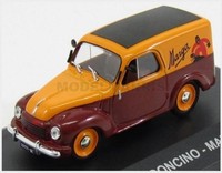 Edicola VPDC042 Fiat - 500 C Van Kasten Marga 1950 - Yellow Brown - 1/43
