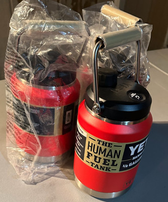 YETI RAMBLER HALF GALLON JUG - RESCUE RED - LIMITED EDITION - RETIRED
