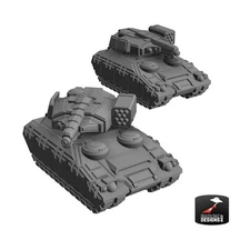 Death Ray Designs Mini Halberd Light Tank Pack New