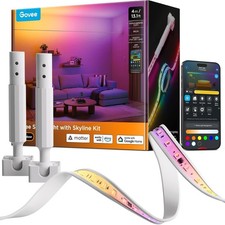 Govee RGBWWIC Strip Light with Skyline Kit 13.1ft, Smart Control -H61B8