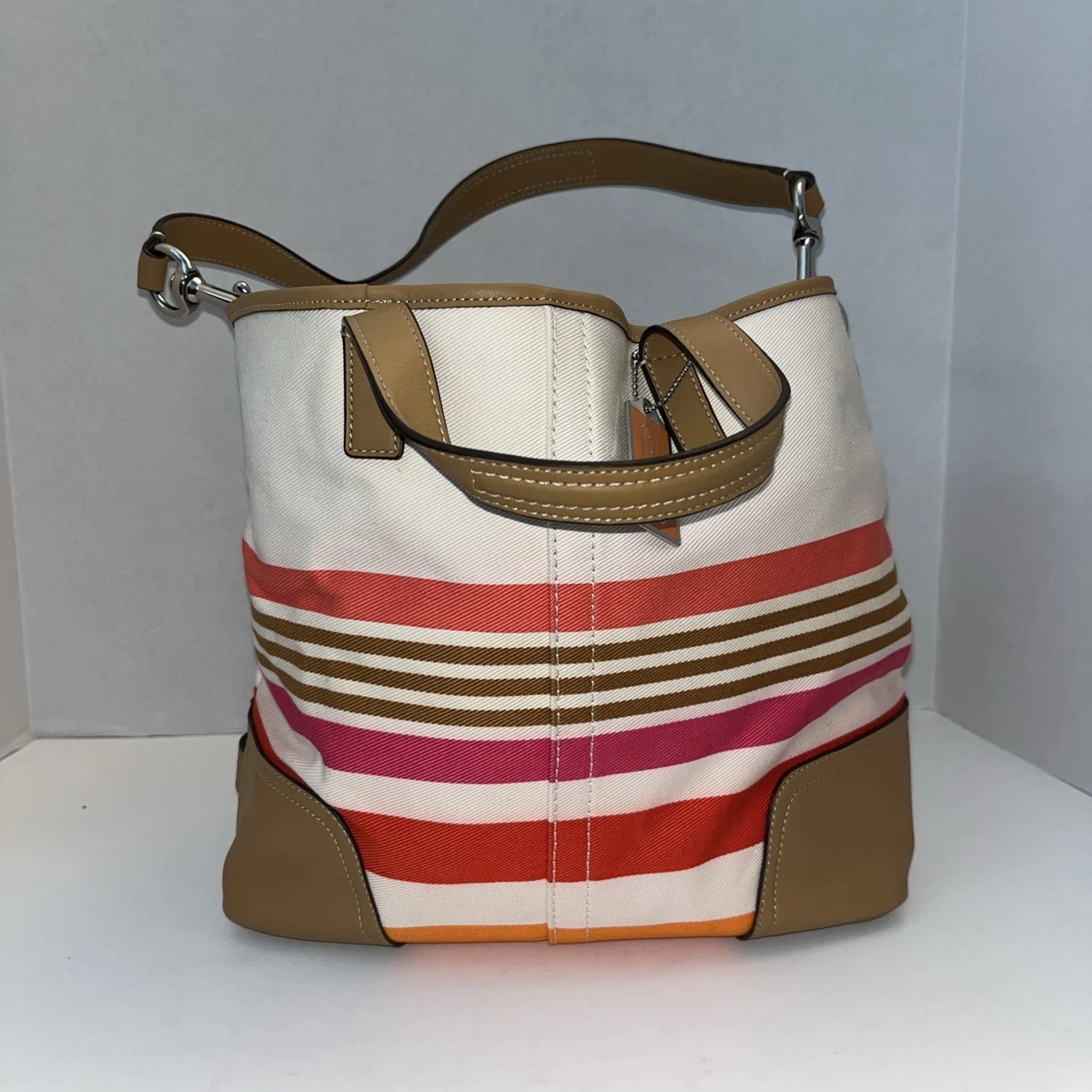 Coach Exterior Striped Bags & Handbags for Women for sale | eBay