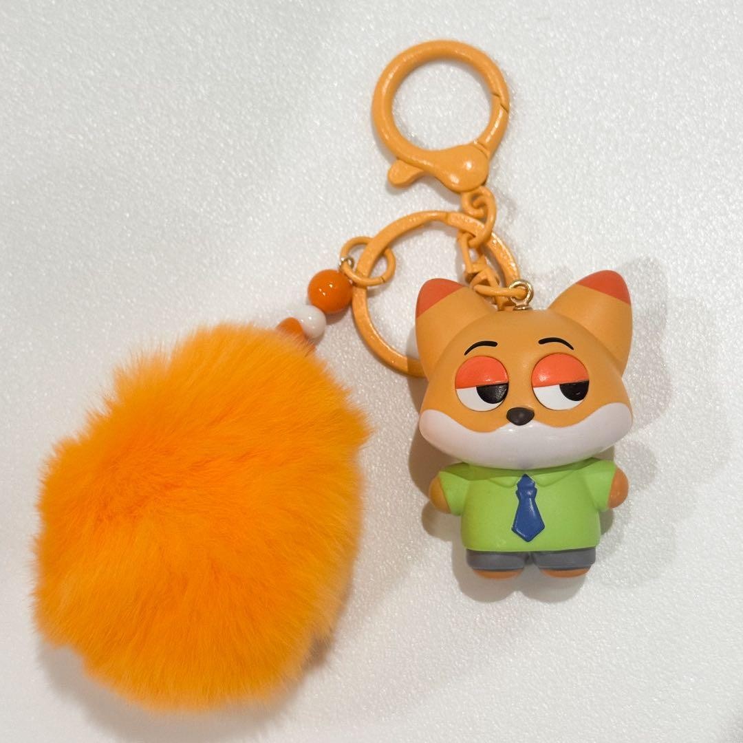 Nick Wilde Charm from Zootopia with Faux Fur  Disney Amusement Prize, Nick