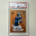 2025 Donruss Elite - Rookies Jaxson Dart #103 Status Metallic Orange /849 PSA 9