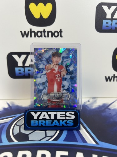 2025-26 Topps Chrome UEFA Lennart Karl Sapphire Selections RC Bayern Munich