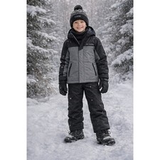 Columbia Snow Pants Boys 10/12 Black Waterproof Insulated Ski Winter Outdoor