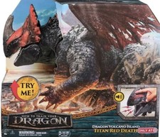   How to Train Your Dragon VOLCANO ISLAND TITAN RED DEATH 23" Figure Exclusive