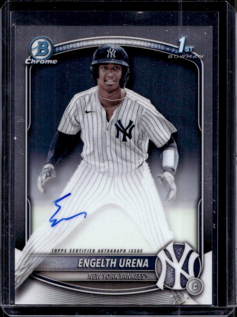 Engelth Urena 2025 Bowman Chrome #CPA-EU 1st Prospect Auto A