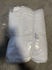 Brand New Fitted Quilted Mattress Pad Topper (Size Full) White Utopia Bedding