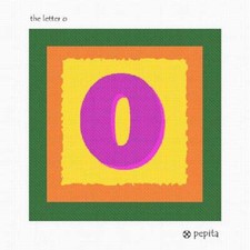 The Letter O Needlepoint Kit or Canvas