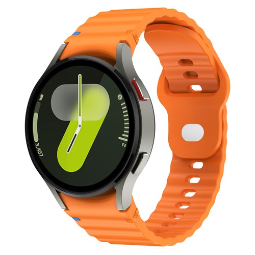For Samsung Galaxy Watch 7/6/5/4/FE 40/44/47mm Sport Silicone Watch Band Strap - Zdjęcie 16 z 22