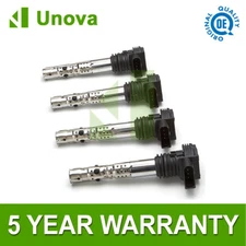 Unova 4X IGNITION COIL PACK FOR SKODA OCTAVIA 1997-2010 SUPERB 2001-2008 MFPC26x