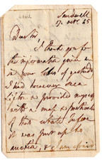 William Legge, 4th Earl of Dartmouth Signed Letter / Autographed / CONTENT