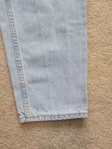 VTG Levis Jeans Mens Actual 33X32 550 Relaxed Tapered Made In USA 90s Orange Tab - Picture 4 of 24