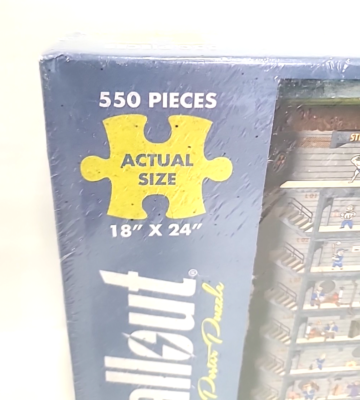 Fallout Perk Poster Jigsaw Puzzle Vault Boy 550 Pcs 18x24
