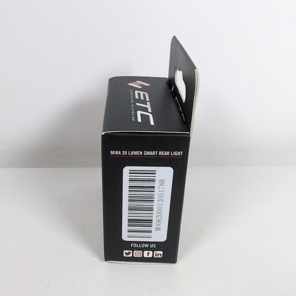 ETC Mira 20 Lumen Smart Rear Bicycle Light Bike Red Flashing eBay