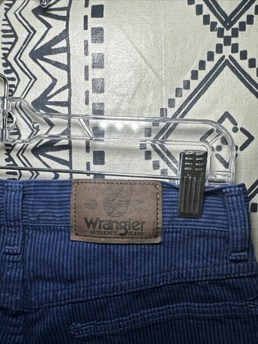 Vintage Wrangler Blue Stripe Shorts Boys 14- Made In The USA - Picture 3 of 10
