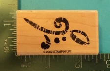 Stampin Up LONG STEM FLOWER STEM BRANCH Rubber Stamp