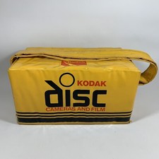 VTG Kodak Disc Cameras  Film Promo Yellow Insulated Film Bag Photographer Bag