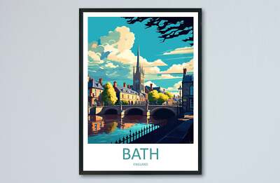 Bad Reise Druck Wandbild Bad Wandbehang Wohndeko Bad Geschenk Kunstliebhaber Eng