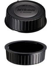 2X Nikon LF-4 REAR LENS CAPS Fit ALL NIKON F-mount LENSES Fast U.S Shipping!
