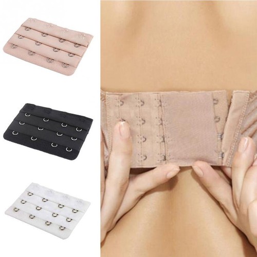 2 x BH Verlängerung Verlängerung 4 Haken Design - Farbe Schwarz Weiß Nude / Beige - Bild 2 von 18