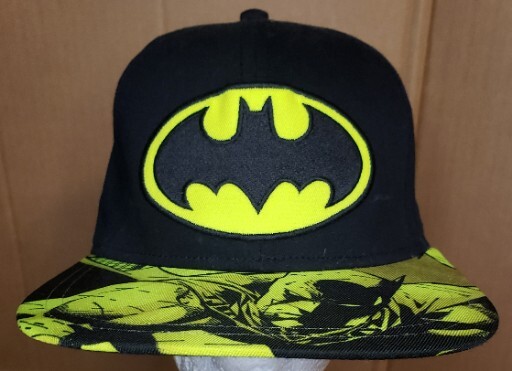 DC Comics Batman Patch Original Snapback Hat Blac… - image 1