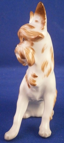 Cute Augarten Porcelain Dog Figurine Figure Porzellan Hund Figur Vienna Wien - Picture 4 of 9
