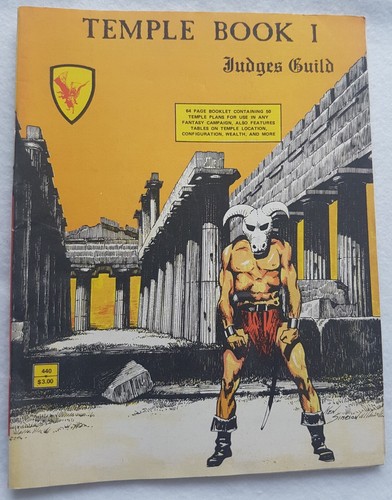 Temple Book I, Judges Guild AD&D RPG, 1981 - 第 1/10 張圖片