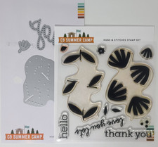 Concord  9th Hugs  Stitches C9 Summer Camp 2023 Stamp  Die Set