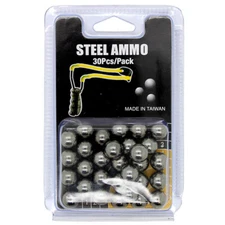 Wizard Slingshot Steel Ammo38 Caliber - 30/pack